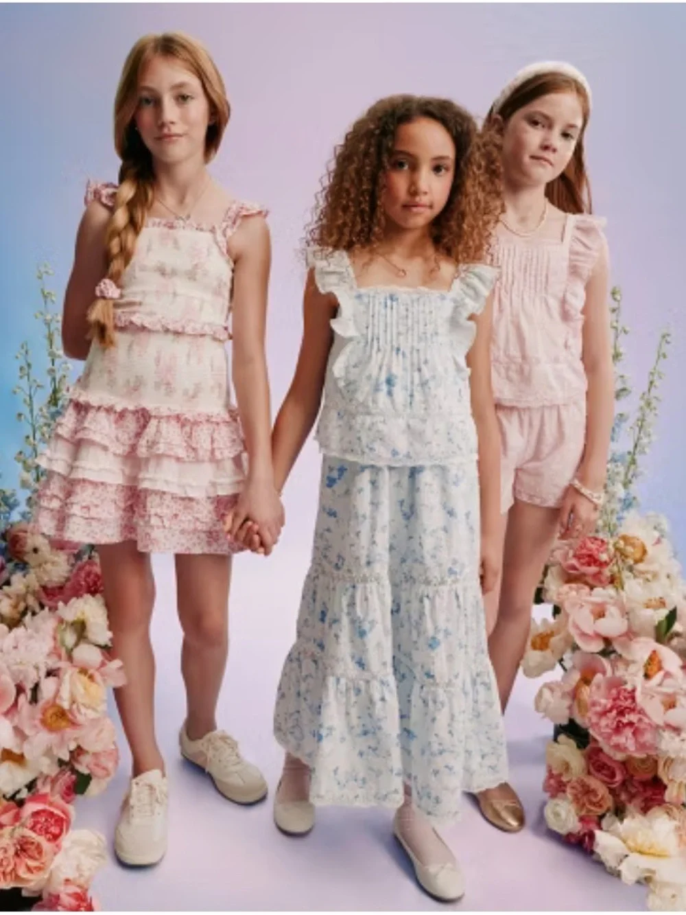 Girls' Isla Everblooming Rosettes Tiered Maxi Skirt LoveShackFancy x Target 10